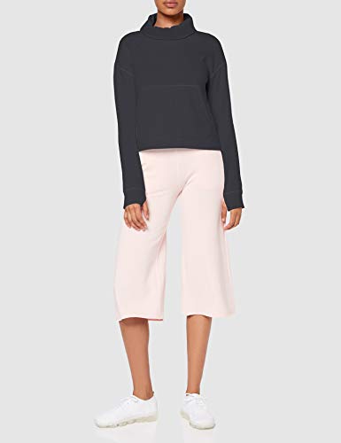 Marca Amazon - AURIQUE Sudadera con Capucha de Deporte Súper Suave Mujer, Negro (Black), 38, Label:S