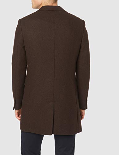 Marca Amazon - find. Abrigo Hombre, Marrón (Brown), XL, Label: XL