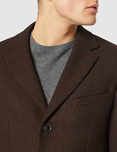 Marca Amazon - find. Abrigo Hombre, Marrón (Brown), XL, Label: XL