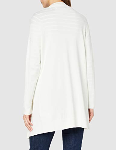 Marca Amazon - find. Chaqueta Larga Mujer, Blanco (Blanco), 46, Label: XXL