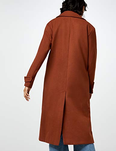 Marca Amazon - find. Luxury Trench - Abrigo Mujer, Rojo (Red), 38, Label: S