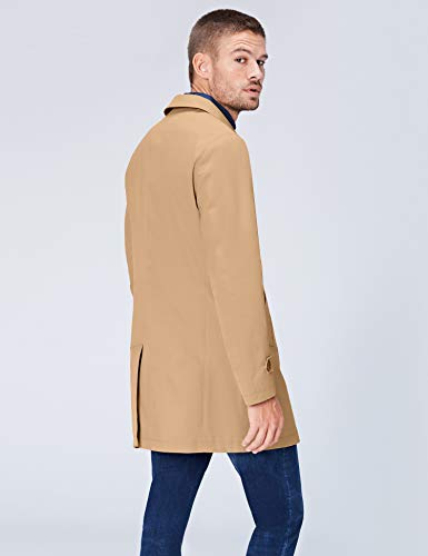 Marca Amazon - find. Mac - Chaqueta Hombre, Marrón (Camel Camel), S, Label: S