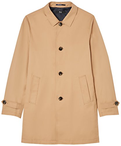 Marca Amazon - find. Mac - Chaqueta Hombre, Marrón (Camel Camel), S, Label: S