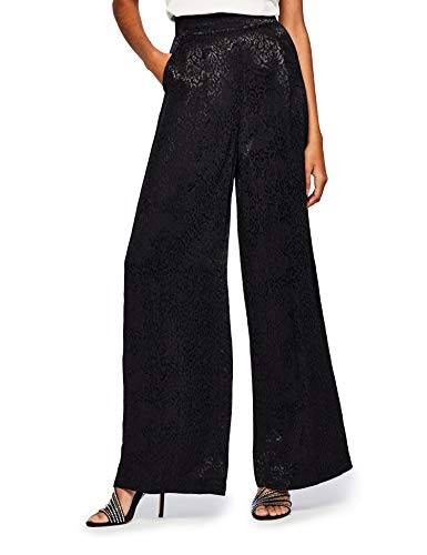 Marca Amazon - find. Pantalones Mujer, Negro (Black), 40, Label: M