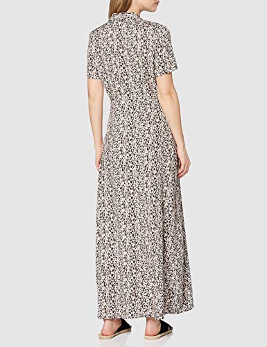 Marca Amazon - find. Vestido Largo Camisero Mujer, Multicolor (Spot Print), 46, Label: XXL