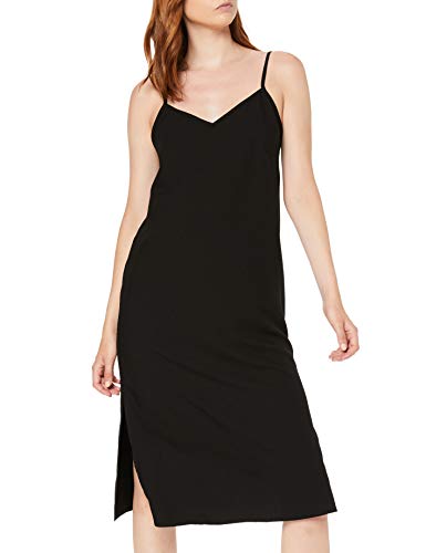 Marca Amazon - find. Vestido Mujer, Negro (Black), 44, Label: XL