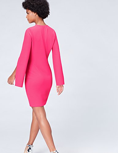 Marca Amazon - find. Vestido Mujer, Rosa (Cabaret Pink), 38, Label: S