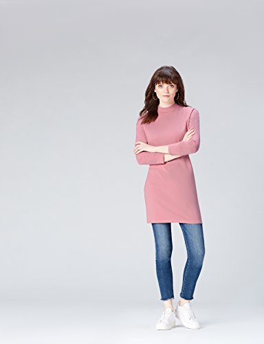 Marca Amazon - find. Vestido Mujer, Rosa (Old Rose), 44, Label: XL