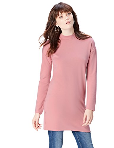 Marca Amazon - find. Vestido Mujer, Rosa (Old Rose), 44, Label: XL