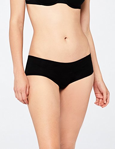 Marca Amazon - Iris & Lilly BELK006M5, Hipster Mujer, Pack de 5, Negro (Black), X-Small (Talla fabricante: X-Small)