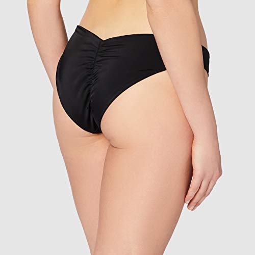 Marca Amazon - IRIS & LILLY Braga Alta de Bikini Mujer, Negro (Nero), M, Label: M
