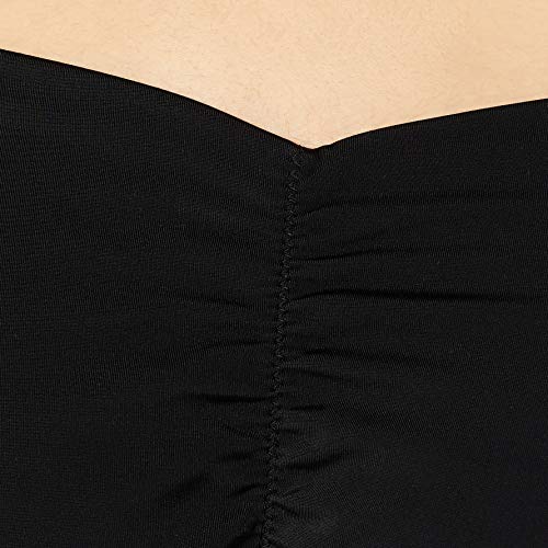 Marca Amazon - IRIS & LILLY Braga Alta de Bikini Mujer, Negro (Nero), M, Label: M