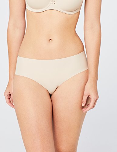 Marca Amazon - Iris & Lilly Braguita Mujer, Pack de 5, Beige (Pale Nude), XL, Label: XL