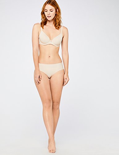Marca Amazon - Iris & Lilly Braguita Mujer, Pack de 5, Beige (Pale Nude), XL, Label: XL