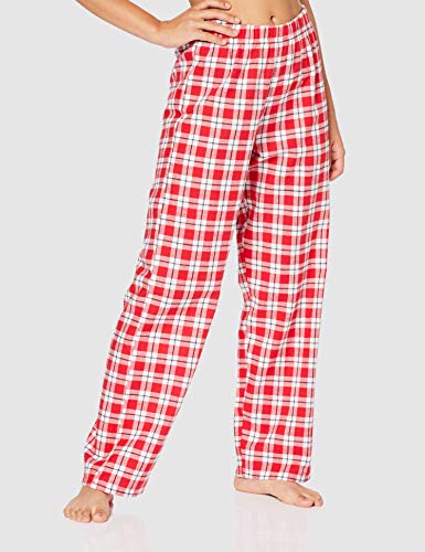 Marca Amazon - IRIS & LILLY Pijama de Modal Mujer, Rojo (Red&White), XS, Label: XS