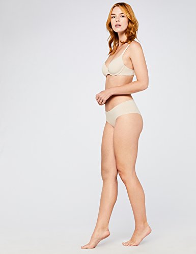 Marca Amazon - Iris & Lilly Sujetador Estilo Camiseta Mujer, Beige (Nude), 95C, Label: 36C