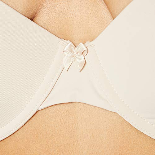Marca Amazon - Iris & Lilly Sujetador Estilo Camiseta Mujer, Beige (Nude), 95C, Label: 36C