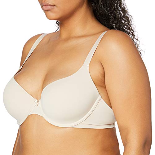 Marca Amazon - Iris & Lilly Sujetador Estilo Camiseta Mujer, Beige (Nude), 95C, Label: 36C