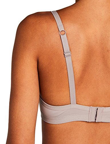 Marca Amazon - IRIS & LILLY Sujetador sin Aros con Relleno Mujer, Morado (Dusty Mauve), 95C, Label: 36C