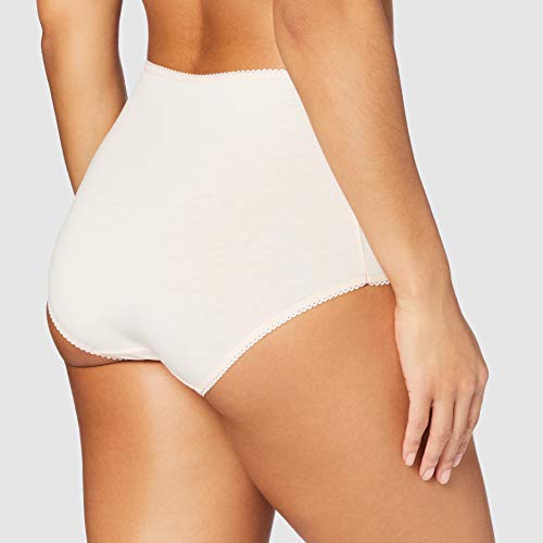 Marca Amazon - Iris & Lilly Waist Slip Mujer, Pack de 5, Multicolor (Black/Soft Pink/White), XXL, Label: XXL