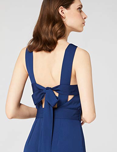 Marca Amazon - TRUTH & FABLE Mono de Noche sin Mangas Mujer, azul (marino), 48, Label: 3XL