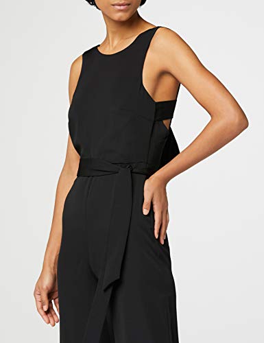 Marca Amazon - TRUTH & FABLE Mono de Noche sin Mangas Mujer, Negro (Black), 46, Label: XXL