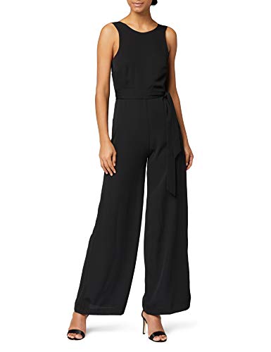 Marca Amazon - TRUTH & FABLE Mono de Noche sin Mangas Mujer, Negro (Black), 46, Label: XXL