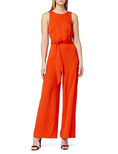 Marca Amazon - TRUTH & FABLE Mono de Noche sin Mangas Mujer, Rojo (Red), 34, Label: XXS