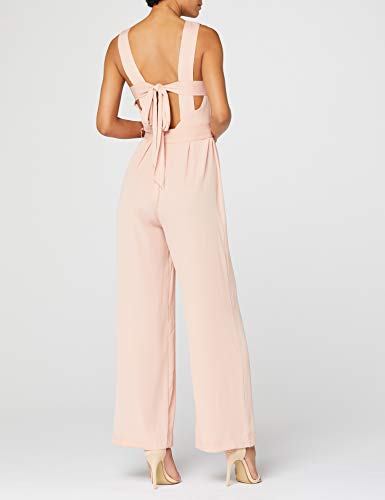 Marca Amazon - TRUTH & FABLE Mono de Noche sin Mangas Mujer, Rosa (Pink Soft Pink), 36, Label: XS