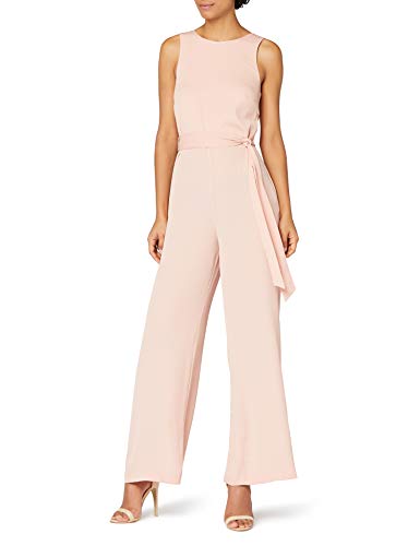 Marca Amazon - TRUTH & FABLE Mono de Noche sin Mangas Mujer, Rosa (Pink Soft Pink), 46, Label: XXL