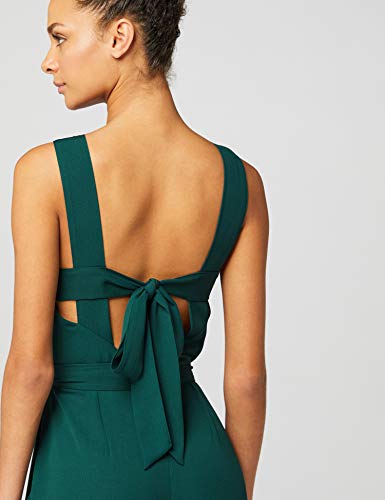 Marca Amazon - TRUTH & FABLE Mono de Noche sin Mangas Mujer, Verde (Deep Teal), 48, Label: 3XL