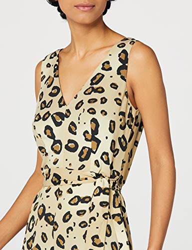 Marca Amazon - Truth & Fable Mono Estampado Animal Mujer, Multicolor (MULTICOLOUR MULTICOLOUR), 38, Label: S