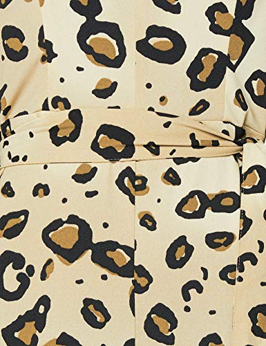 Marca Amazon - Truth & Fable Mono Estampado Animal Mujer, Multicolor (MULTICOLOUR MULTICOLOUR), 38, Label: S