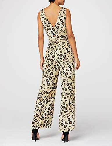 Marca Amazon - Truth & Fable Mono Estampado Animal Mujer, Multicolor (MULTICOLOUR MULTICOLOUR), 38, Label: S