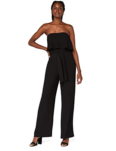 Marca Amazon - TRUTH & FABLE Mono Mujer, Negro (Black), 42, Label: L