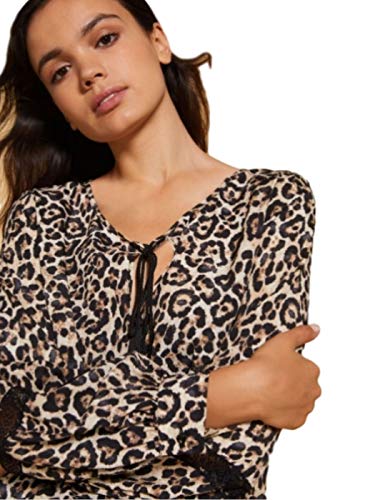 Marina Rinaldi - Blusa de CR?PE de Chine Fauna Persona by Animalier Maculato 7 48