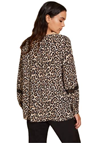 Marina Rinaldi - Blusa de CR?PE de Chine Fauna Persona by Animalier Maculato 7 48
