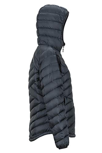 Marmot Wm's Highlander Hoody Chaqueta De Plumas Aislante Ligera, 700 Pulgadas Cúbicas, Chaqueta para Exteriores, Anorak Resistente Al Agua, Resistente Al Viento, Mujer, Black, M