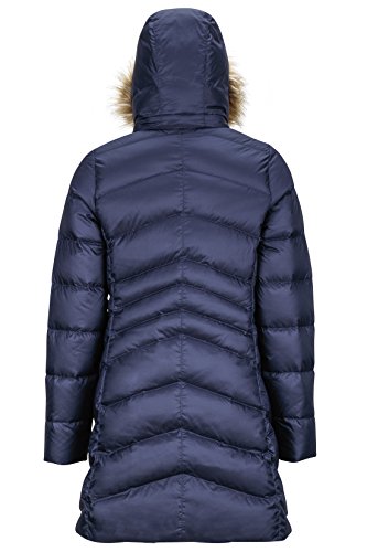 Marmot Wm's Montreal Coat Chaqueta De Plumas Aislante Ligera, 700 Pulgadas Cúbicas, Abrigo para Exteriores, Anorak Resistente Al Agua, Resistente Al Viento, Mujer, Midnight Navy, S