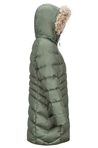 Marmot Wm's Montreal Coat Chaqueta De Plumas Aislante Ligera, 700 Pulgadas Cúbicas, Abrigo para Exteriores, Anorak Resistente Al Agua, Resistente Al Viento, Mujer, Crocodile, M