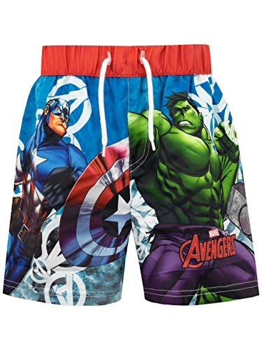 Marvel Bañador para Niño Avengers Multicolor 4-5 Años