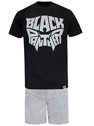 Marvel Black Panther Pijama para Hombre Negro Size XX-Large