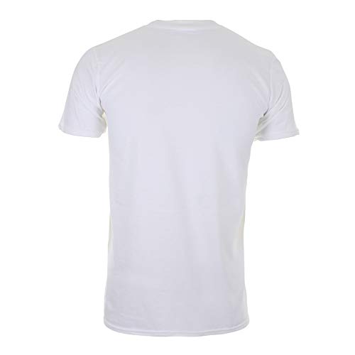 Marvel Camiseta Manga Corta Core Logo Blanco L