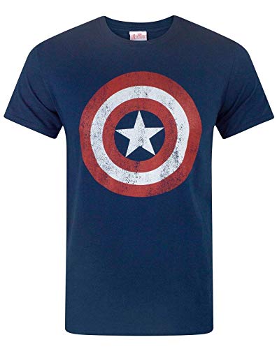Marvel Capitan America - Camiseta para Hombre - Talla XL
