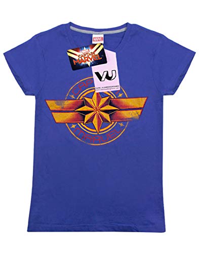 Marvel Loungepants y Camiseta con Estampado de Logo Capitán, Conjunto de Pijama