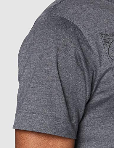 Marvel Mono Comic T-Shirt Camiseta, Gris (Dark Heather), X-Large para Hombre