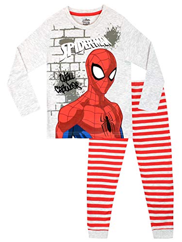 Marvel Pijamas de Manga Larga para niños El Hombre Araña Multicolor 2-3 Años