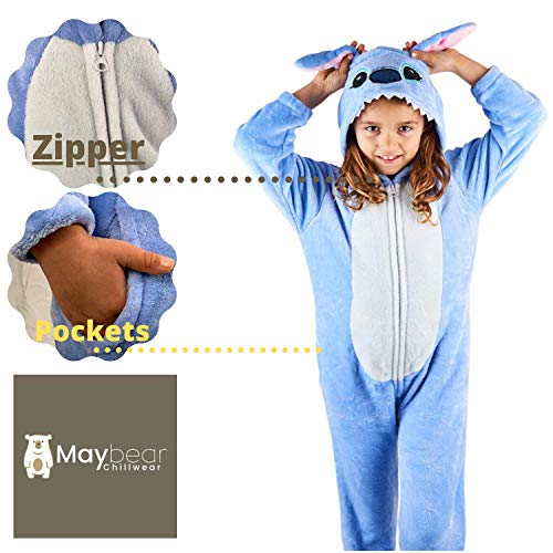 Maybear® Mono Pijama Infantil Adulto Disfraz de Animal Cosplay Suave cálido para Disfraz 155-165 (L)