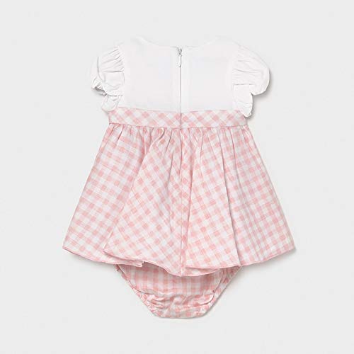 Mayoral Vestido Vichy Combinado Bebe Niña Candy 0-18 Meses (12 Meses)