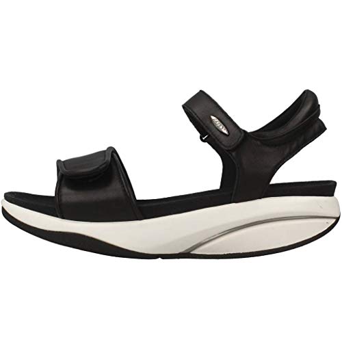 MBT Malia W, Sandalias con Punta Abierta Mujer, Negro (Black Nappa 03n), 38 EU